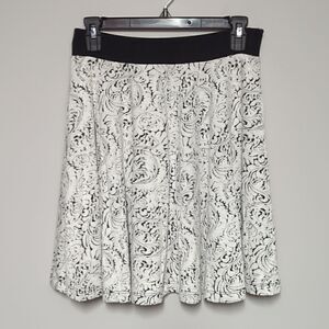 Philosophy White and Black Skirt